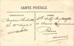 CPA Auvergne a wedding the bouree (folklore costume) TOP