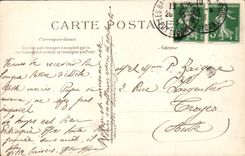 CPA Auvergne Children (folklore costume)