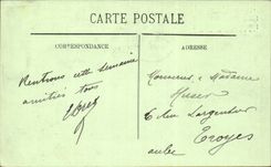 Standard CPA of Auvergne Flock (folklore costume Dances)