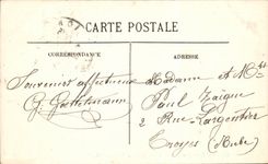 CPA Auvergne a wedding the procession of married (folklore costume)