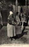CPA peasant Old Auvergne (folklore costume)
