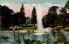 CPA Clermont-ferrand der See des botanischen Gartens