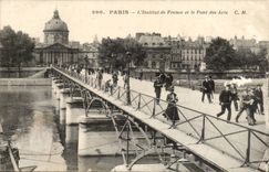 Paris 1 - L'Institut de France et le Pont des Arts - CPA 
