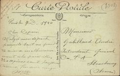 Paris 8 - Panorama towards the Place of the Harmony and the Seine - CPA