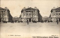 Paris 8 - Street Royal - Stereoscopic Sight - CPA