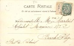 Paris 8 - Park Heap - Monument of Guy of Maupassant - CPA