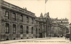 Paris 8 - Palate of Elysees - Residence of the President of the Republic - CPA