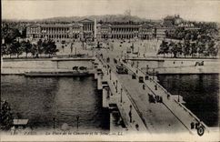 Paris 8 - The Place of the Harmony and the Seine - CPA