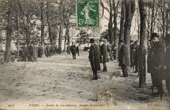 Paris 6 - Garden of Luxembourg - Cricketers - Sport - CPA