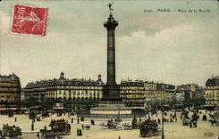Paris - 10 - Place of the Bastille - CPA