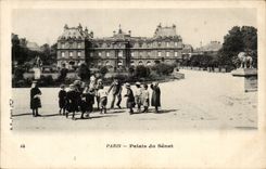 Paris 6 - Palate of the Senate - CPA Luxembourg Palate (children)