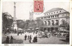 Paris 1 - Place du Chatelet - CPA 