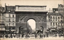 Paris 10 - Gate Saint Martin - CPA