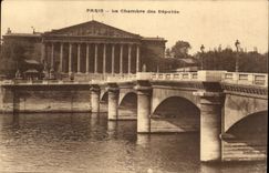 Paris 1 - La Chambre des Deputes - CPA 