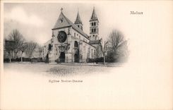 Melun - the Notre Dame Church - CPA