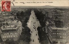 Paris 8 - Avenue of Wood taken of Arc de Triomphe - CPA