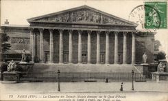 CPA Paris the House of Commons built of 1804 has 1807 by Poyet