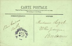 CPA Paris the door and the boulevard Saint Martin