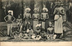 Paris 16 - Jardin d'Acclimation - Caravane Indienne - Inde - India - CPA 