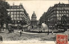 Paris 5 - The Street Soufflot - the Pantheon CPA