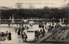 Paris - 6 - the Garden of Luxembourg CPA
