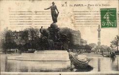 Paris - 12 Place de la Nation CPA 