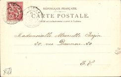 Paris - 16 - Bois de Boulogne - Porte Dauphine - chien - dog CPA
