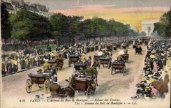Paris - 16 - Avenue du Bois de Boulogne - Retour des Courses CPA 
