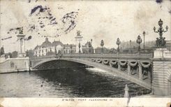 Paris 7 - Bridge Alexandre III - CPA
