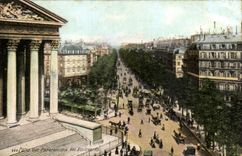Paris 8 - Panoramic View Boulevards - CPA