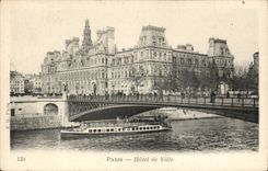 Paris 4 - Hotel de Ville - CPA 