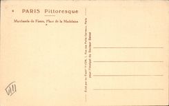 Paris 8 - Place of the Madeleine - Commercial of the Flowers - CPA