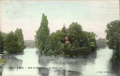 Paris 16 - Bois de Boulogne - Le Grand Lac CPA 