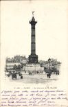 Paris - 10 - the Column of Bastille CPA
