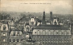 Paris - 1 - Panorama de la Rive Droite - CPA 