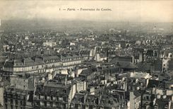 Paris - 1 - Panorama du Centre - CPA 