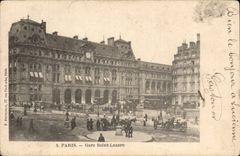 Paris - 8 - Station Saint Lazare - CPA