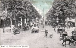 Paris CPA Boulevard des CApucines (animee)