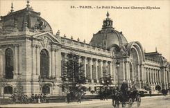 Paris - 8 Petit Palais at Champs Elysees CPA
