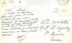 Paris 1 - La Seine - CPA 