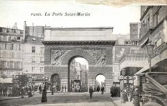 Paris 10 Gate Saint Martin - CPA