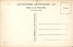 Paris 10 - Statue and Republic - CPA Places