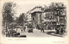 Paris 10 - Gate Saint Martin - CPA