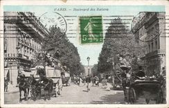 Paris - 2 - Boulevard of Italians CPA