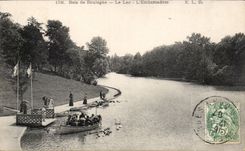Paris 16 - Bois de Boulogne - Le Lac - L'Embarcadere - CPA 