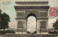 Paris 8 - Arc de Triomphe of Etoile - CPA