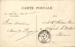 Enghien les Bains - Panorama taken of the Terrace - CPA