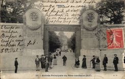 Paris 20 - Main entrance of the Lachaise Father - CPA