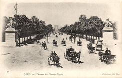 Paris 8 - The Avenue of Champs Elysees CPA