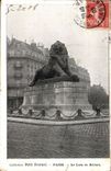 Paris - 14 - the Lion of Belfort - CPA
